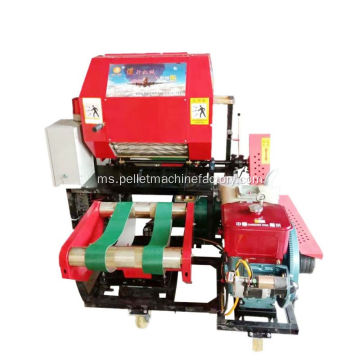 Baler jerami enjin diesel